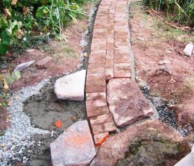 Custom Stonework - Walkway