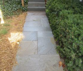 Custom Stonework - Walkway (after)