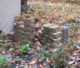 Custom Stonework - Patio (before)