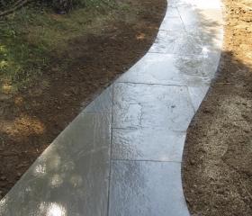 Custom Stonework - Walkway (after)