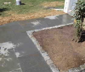 Custom Stonework - Walkway (after)