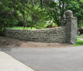 Custom Stone Entrance 