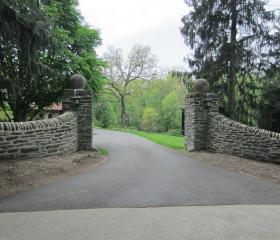 Custom Stone Entrance 