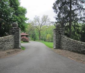 Custom Stone Entrance 