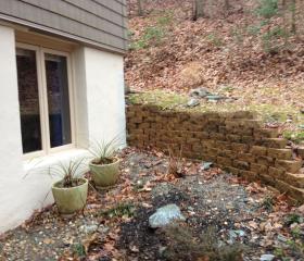 Custom Stonework - Patio (before)