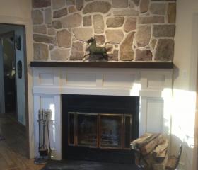 Custom Stonework - Fireplace