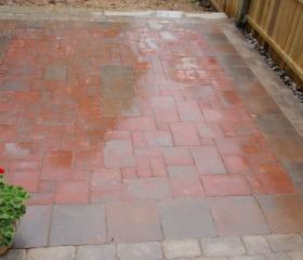 Brick Patio (after)