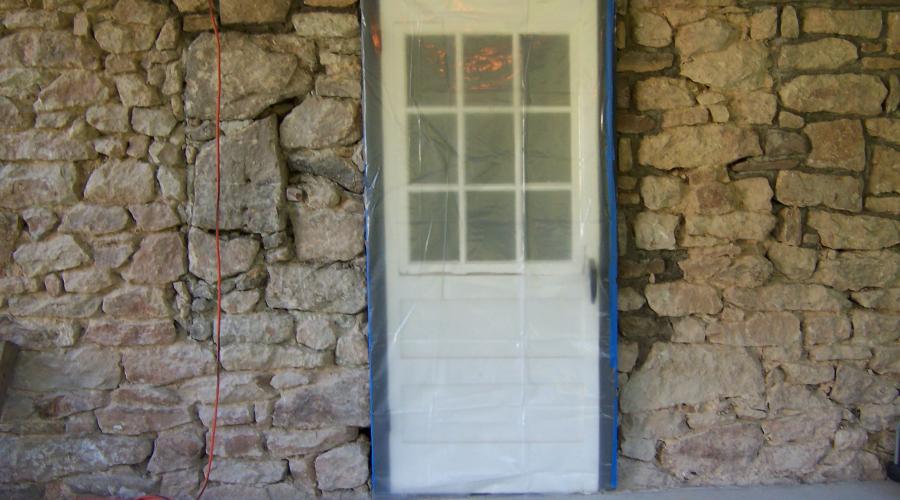 Farmhouse Stone Repointing (before)