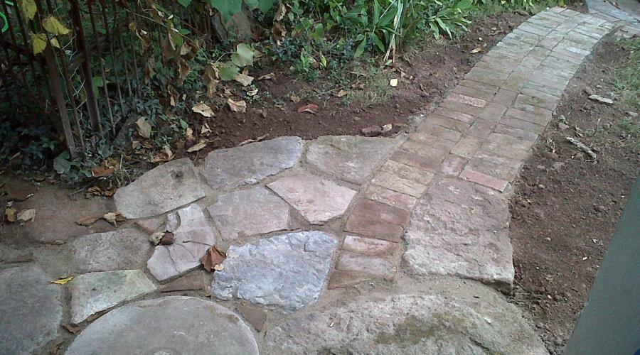 Custom Stonework - Walkway