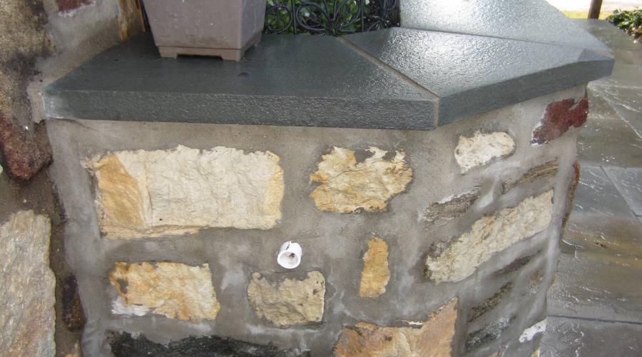 Custom Stonework - Wall