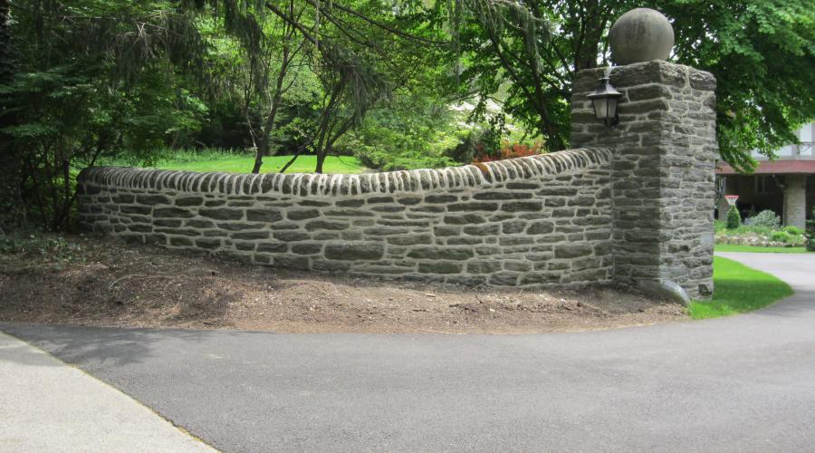 Custom Stone Entrance 