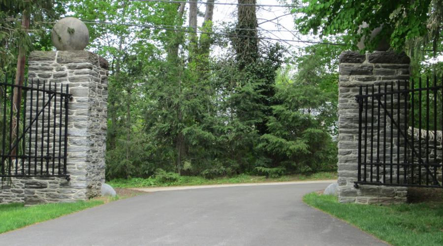 Custom Stone Entrance 