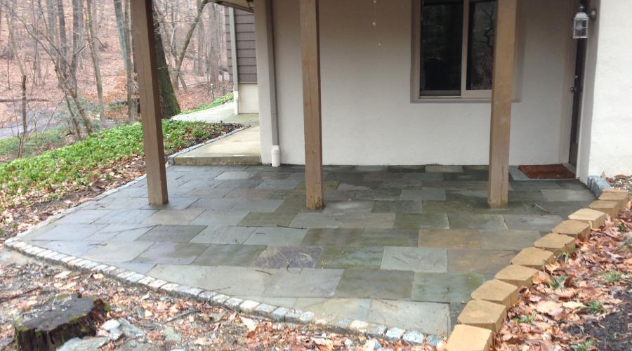 Custom Stonework - Patio (after)