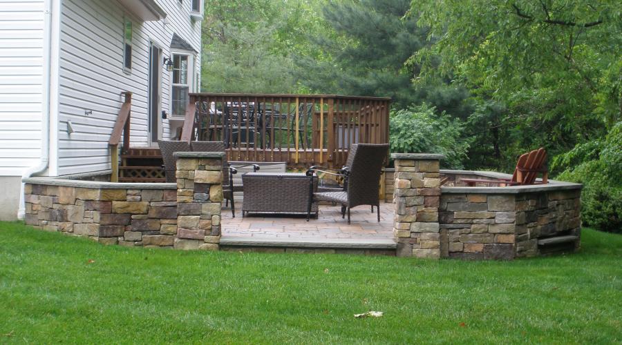 Custom Stonework - Patio