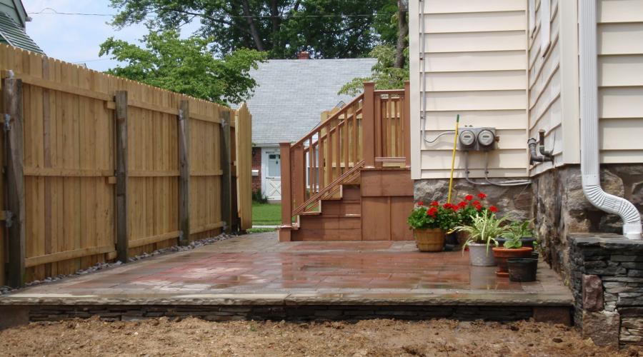 Brick Patio (after)